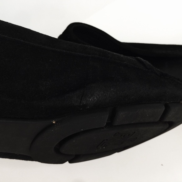 Lauren Ralph Lauren Black Suede Driving Flats 9.5 - Picture 8 of 8